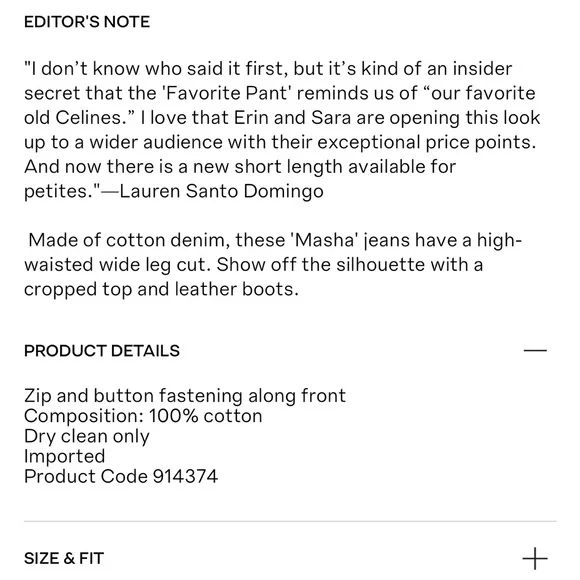 Favorite Daughter Masha Wide Leg Jean - Picture 7 of 14